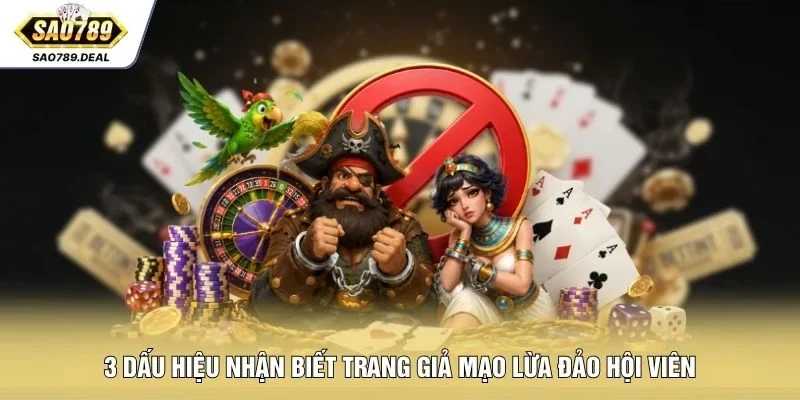 3 dấu hiệu nhận biết trang giả mạo lừa đảo hội viên
